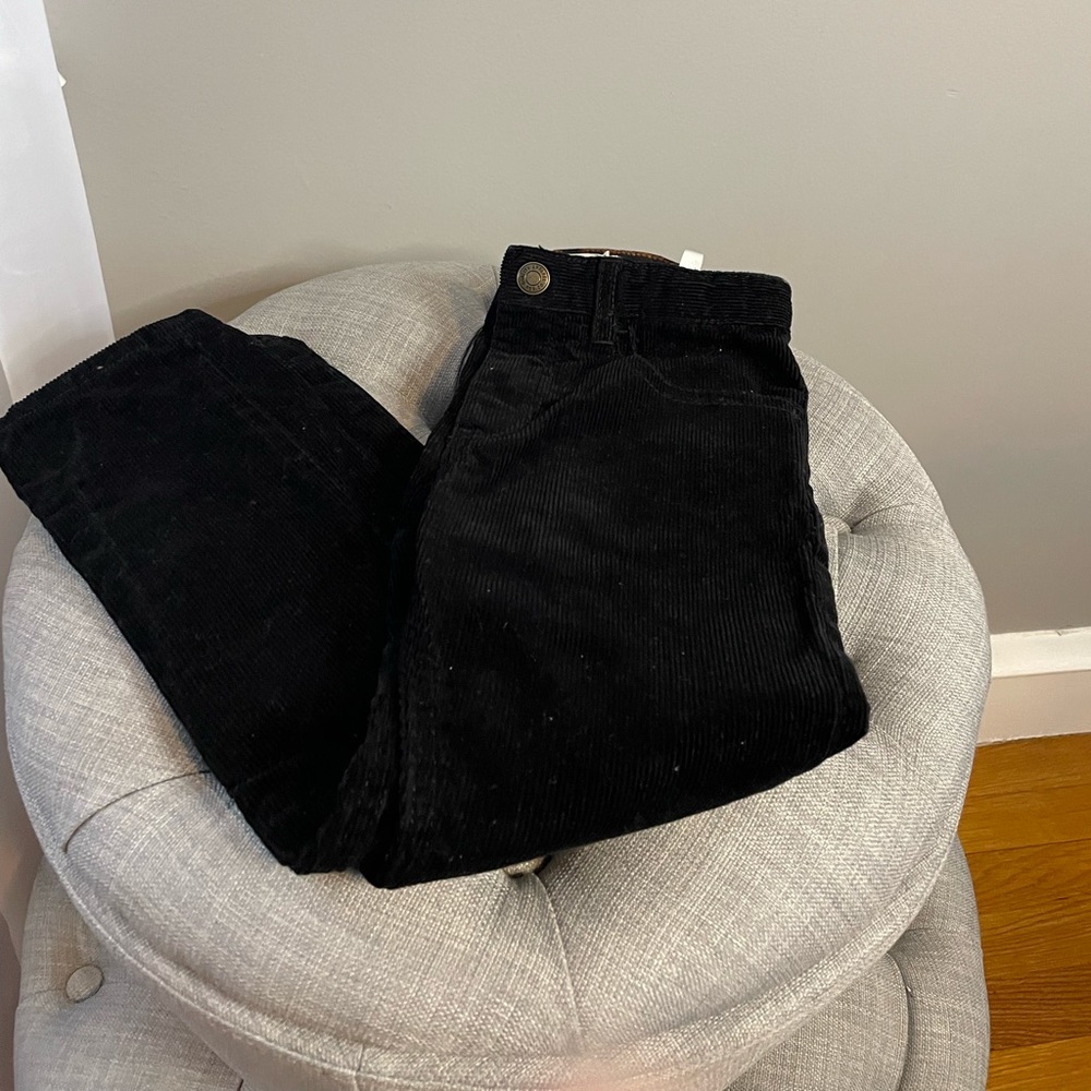H&M Boys Slim fit Corduroys Black size 6